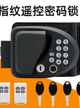 房车指纹密码锁 全顺大通依维柯拖挂背驼改装 中门车门遥控智能锁
