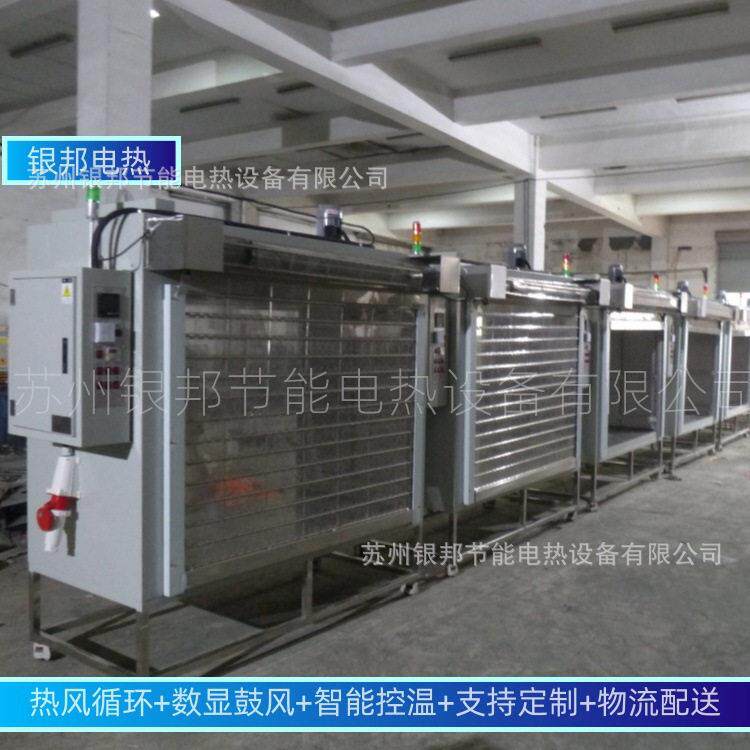 塑胶门帘式汽车密封胶条老化烤箱 150℃汽车线束软管预热烘烤箱