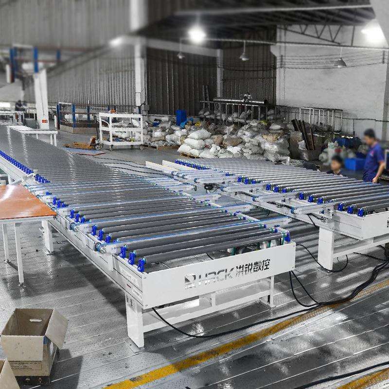 型大板转UX-DB-91线板式U家具连线封回边机输机自动化传送送回转