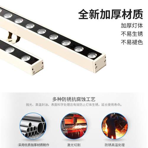LE/D户外洗墙别墅酒楼体外墙亮化轮廓灯18W店2洗墙灯-04灯W单色内