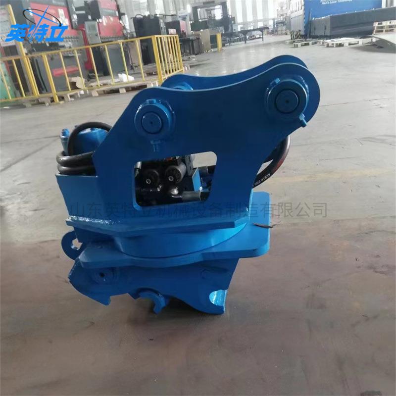挖掘机液压旋转连接器360度旋转工程快换多功能万向快速转换器