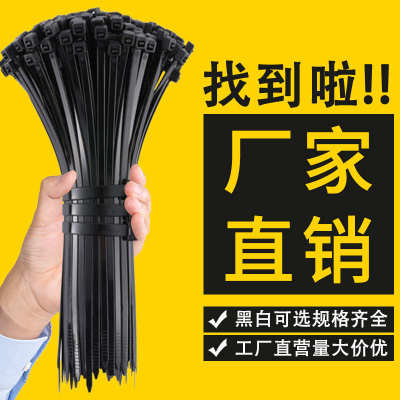 耐寒扎带自锁式尼龙扎带多规格8*10*300*400*500mm大号塑料捆扎带