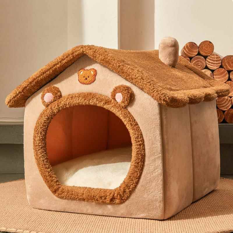 正品猫窝季通用封闭式四可拆洗屋帐篷猫咪全感猫猫房子冬安天宠物