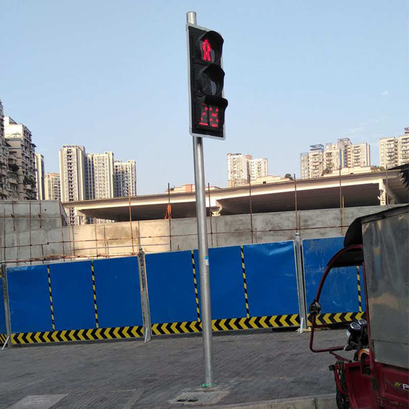 现货人行道交通信号灯杆 led非机动车信号灯交通信号灯杆人行灯杆