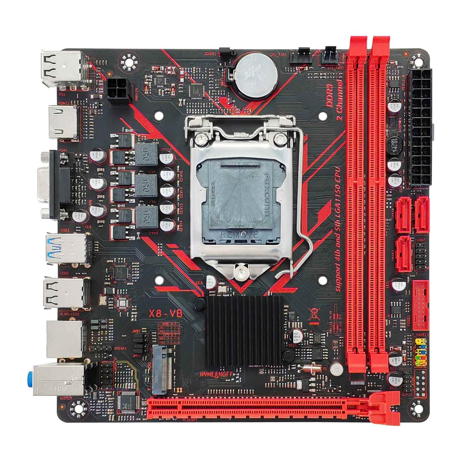 全新千兆H81台式机17*17cm电脑主板1150针NVME/SATA协议 i3 4590