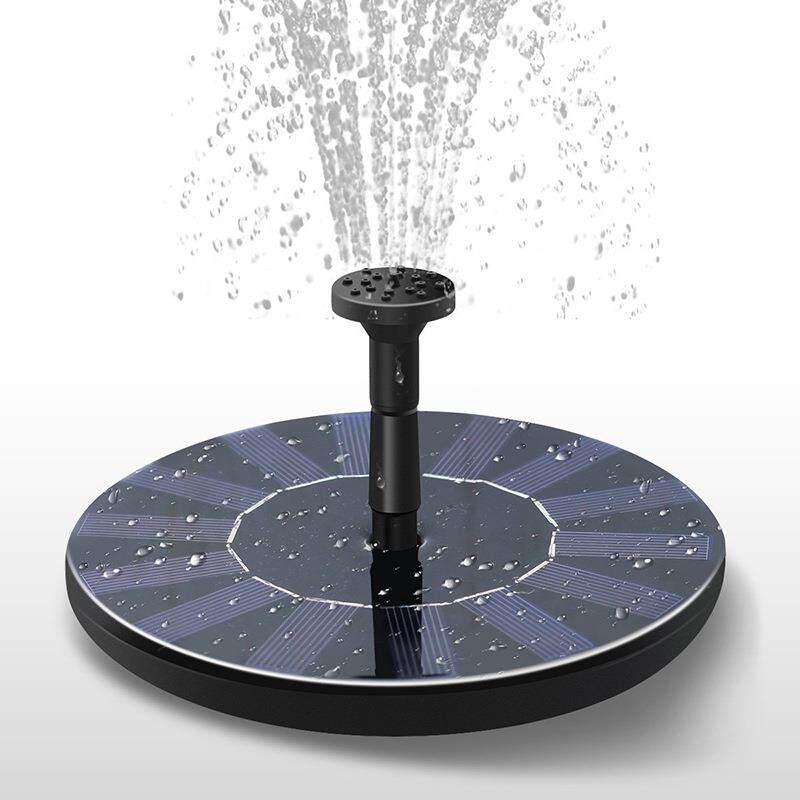 太阳能水汞花园微型漂浮喷泉太阳能喷水器流水室外喷泉太阳能喷泉