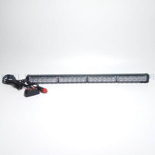 906-4视频 12V 24W LED爆闪灯长条棍灯 6灯4节 大功率LED车顶灯