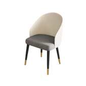 新款 椅子家用轻奢餐椅商用梳妆凳小户型靠背凳子洽谈休闲椅铁艺