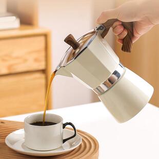 BIALETTI比乐蒂办公室家用摩卡壶意式摩卡咖啡壶煮咖啡机手冲意大