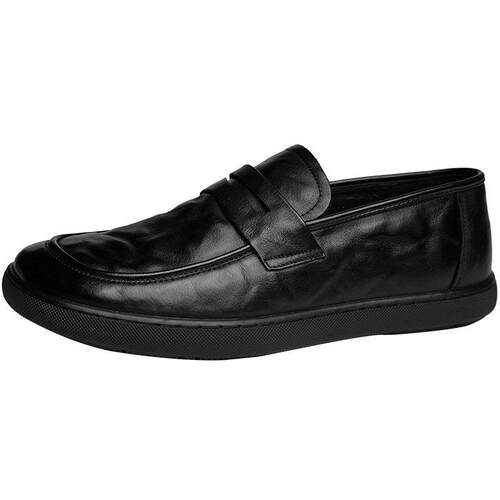 意大利设计风『DMXUXM』!高端大气!头层牛皮一脚蹬软底透气皮鞋男