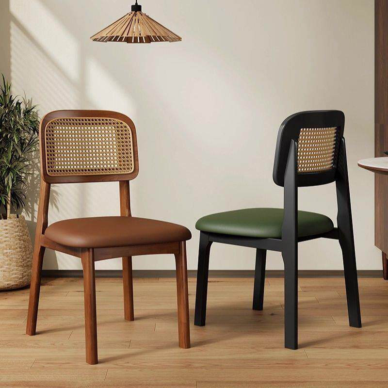 实木用餐椅2026新款椅HMN子家靠背椅子高风级中古餐厅编餐桌椅子