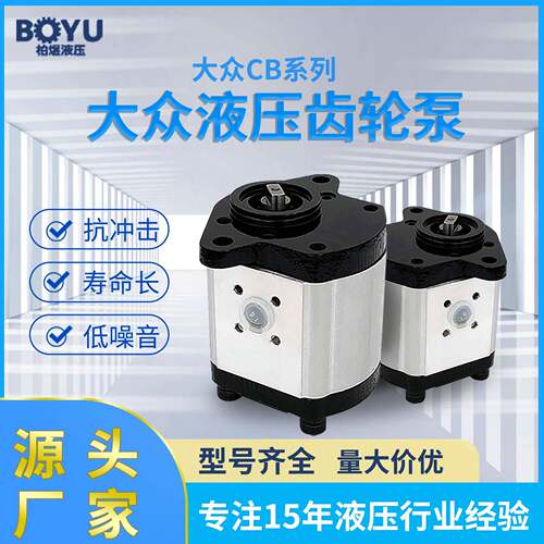 CB系列齿轮泵单联液压外啮合齿轮泵小型电动高压液压泵工厂