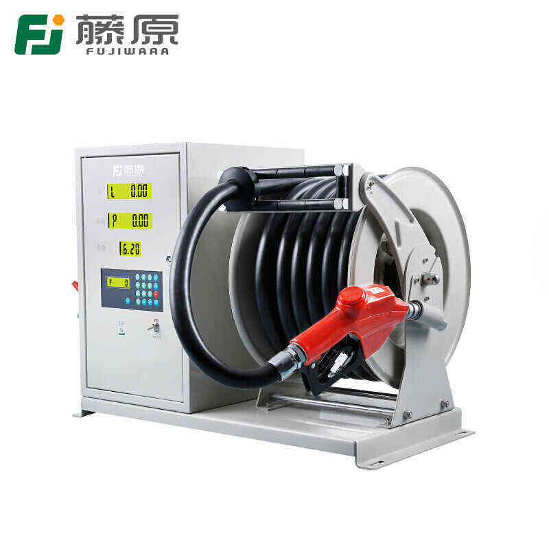 藤原柴油加油机大流量车载卷盘加油泵直流加油机220V卷盘加油机6