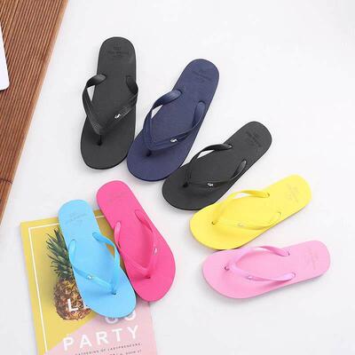 Summer Flip Flops For Women Cute Candy Color Indoor Flat Sho