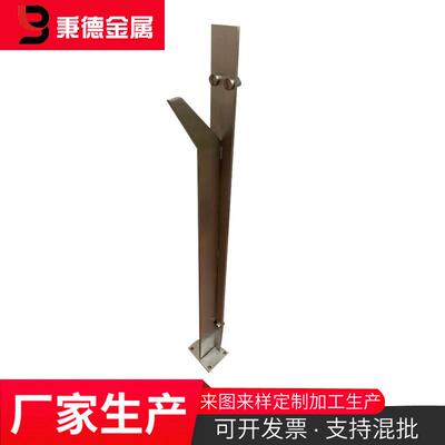 秉德金属不锈钢立柱加工304阳台商场楼梯扶手不锈钢工程楼梯立柱