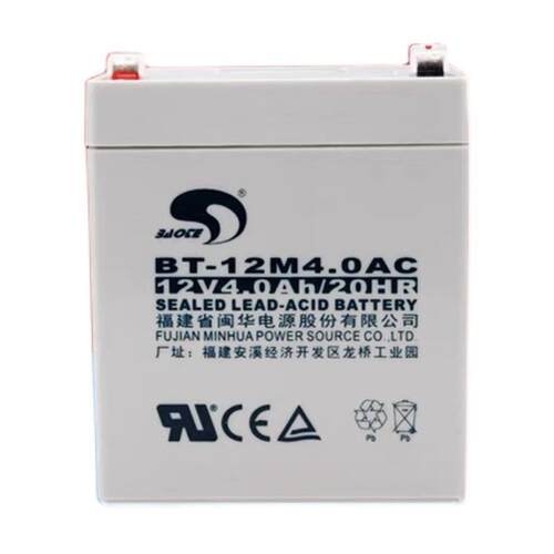 赛特蓄电池BT-12M4.0AC 12V4.0AH 控制开关 照明电源 电器电源