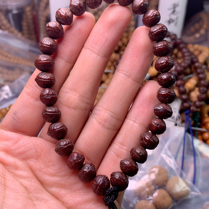 尼泊尔小凤眼 纯手盘玩五年 8.8-9mm