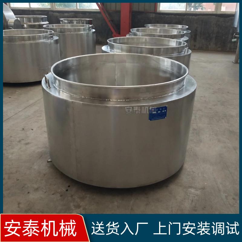 不锈钢大型牛肉煮锅河南道口煮烧鸡夹层锅大型不锈钢熬胶夹层锅