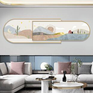 新款直销客厅装饰画风景卧室墙面现代简约沙发背景墙挂画油画布in