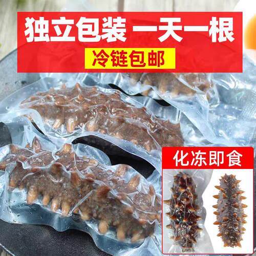 2斤/6斤即食海参辽参辽刺参大连海参新鲜底播开 袋即食独立非淡干