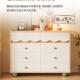 斗柜卧柜实木床尾置物柜靠墙储柜抽屉客厅简室约现GAW代物五斗橱