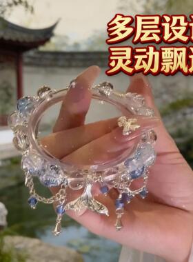 西域百搭手饰礼物小女孩精美手錬新款闺蜜古风跳舞装饰苗族民族风