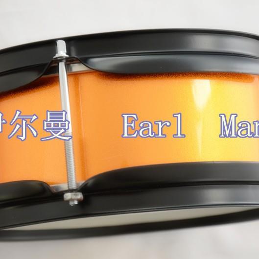 伊尔曼乐器 木腔小队鼓 8寸橘黄色小队鼓