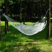 批发户外成人尼龙椅网吊人防秋千双吊床单人野营吊床便携儿童侧翻