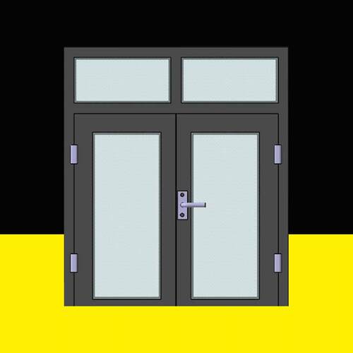 厂家供应工程钢制隔音隔热消防窗双开钢制防火窗固定