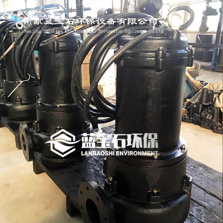 防缠绕潜水排污泵15kw污泥池排泥泵剩余污水提升泵WQ排放泵