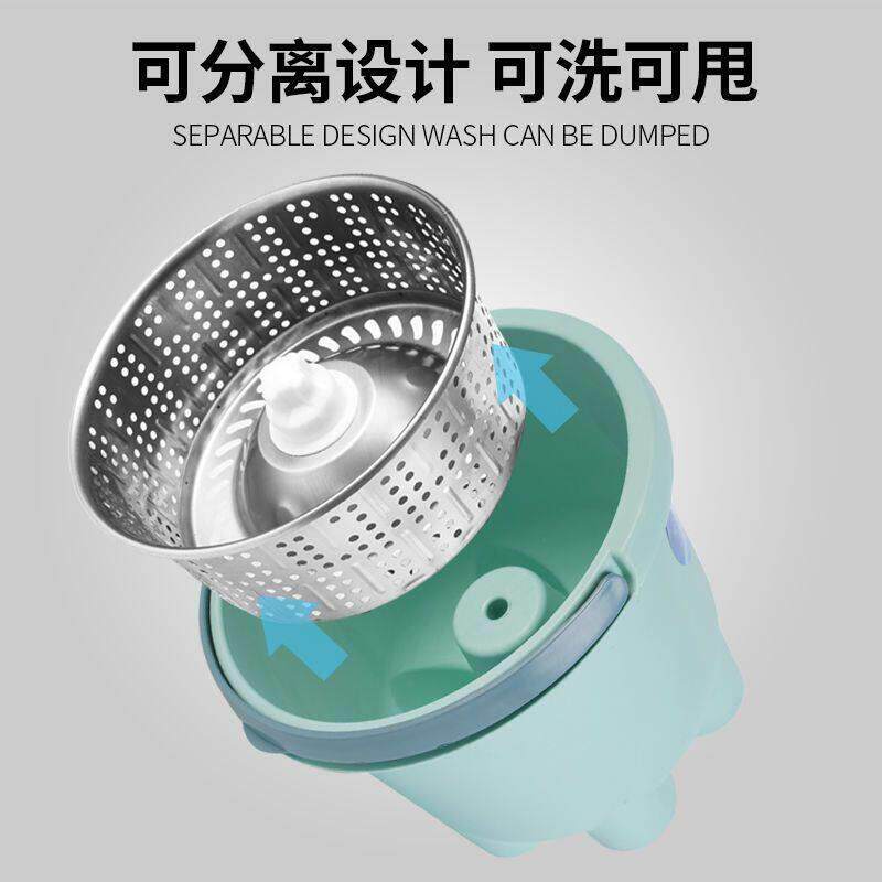 加厚甩桶家用拖把免手洗懒人拖把小神拖单桶拖把旋转拖把懒人拖把