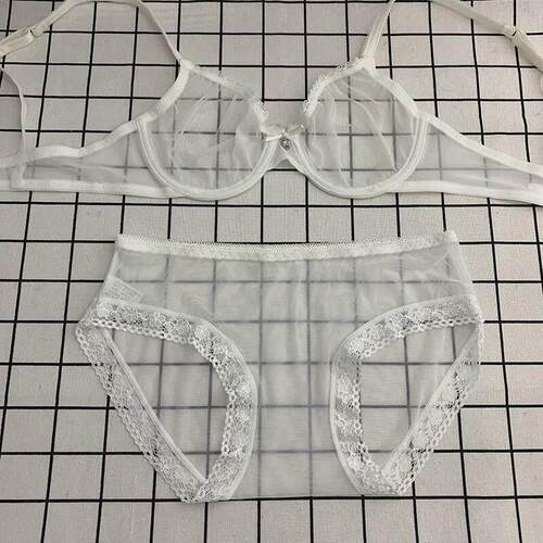 Lingerie Sexy Womens Lace Split Underwear欧美两件式内衣