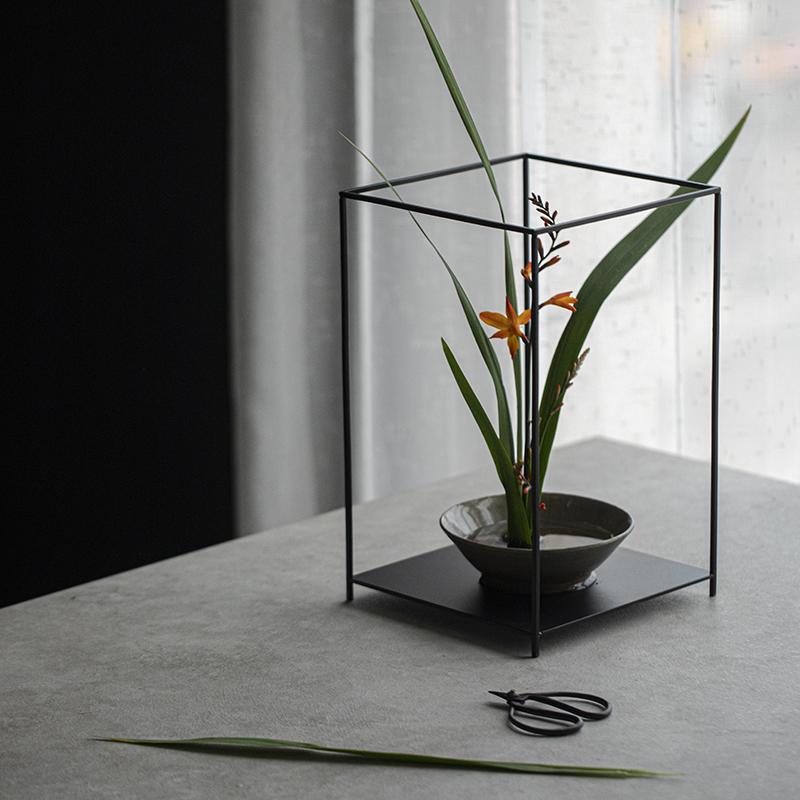 铁艺花架茶壶茶具收纳展示架桌面小花几案几简约家居摆件