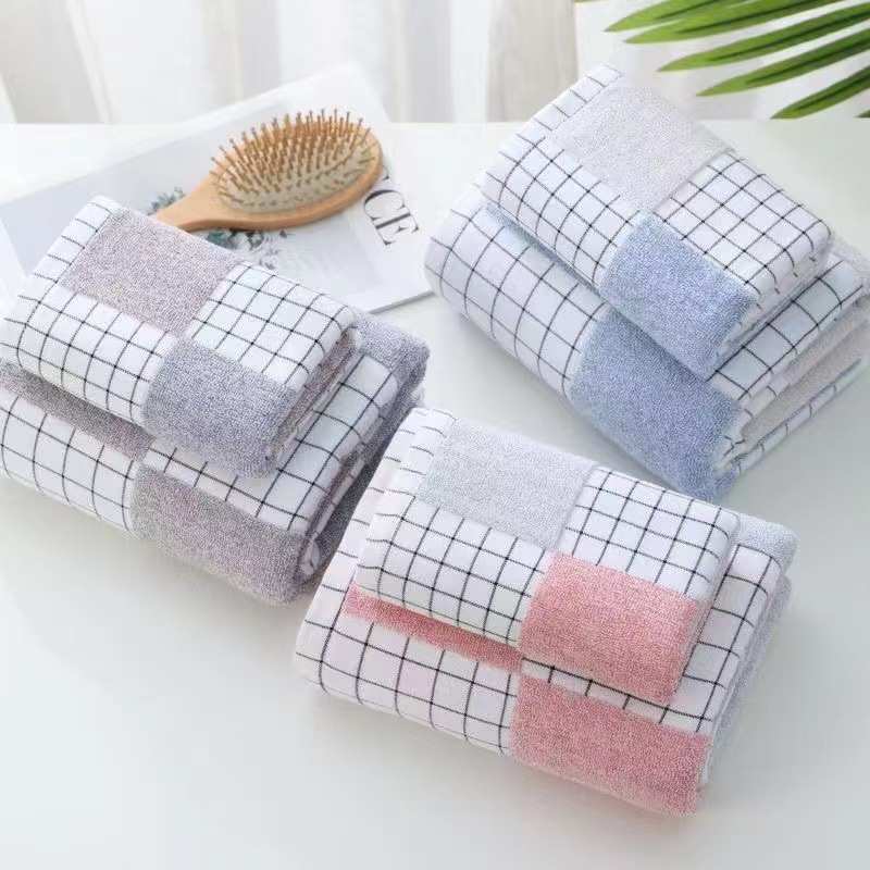 日式棉毛巾浴巾吸水家用裹巾酒店男女柔软洗脸巾不易掉毛洗浴套装