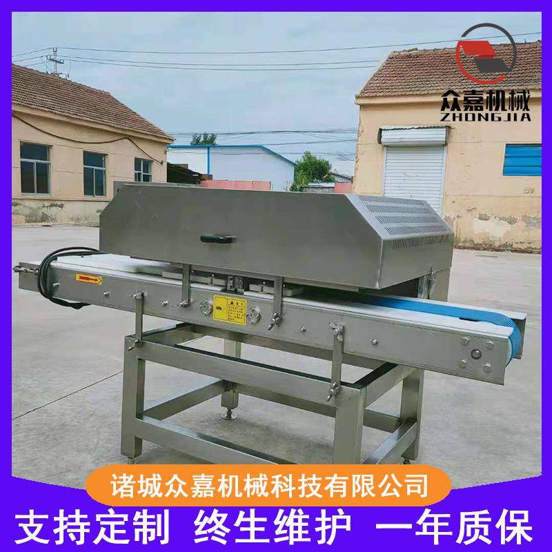 众嘉鲜肉切片机鸡胸肉切片设备鸡排牛排切片多功能鲜肉开片机