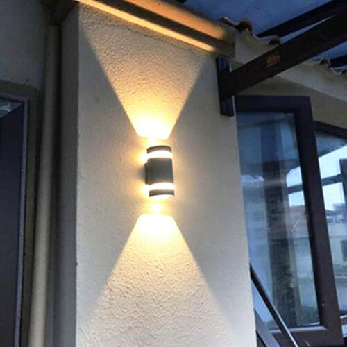 减CM1070A双头led户外壁灯防水阳台灯灯现代简约防雨室壁外壁满庭