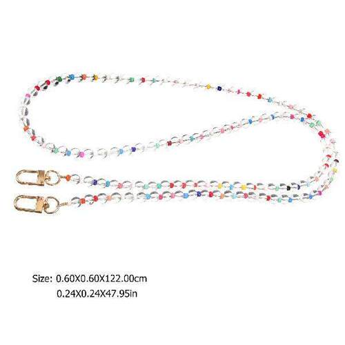 Buckle Mobile Phone Chain Wrist Lanyard Key Fob Beaded