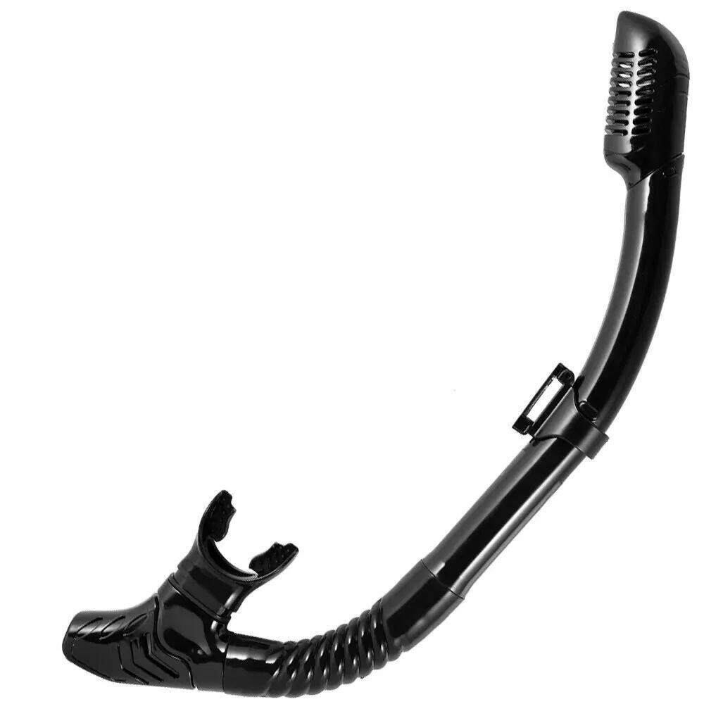 Dry Snorkel Tube Easy Breath Scuba Diving Splash Guard Top V