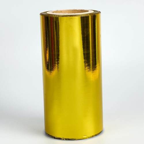 金色静电膜PVC热封膜薄膜阻燃薄膜包装pvc镀铝膜供应