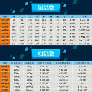 焊接变位机卡盘 wp系列焊接手动卡盘 快速焊接三爪卡盘