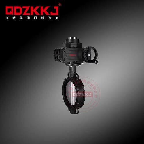 防爆电动对夹蝶阀防爆手动开关污水阀软密封对夹式调节D971X-16Q