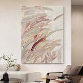 侘装 饰画墙挂画客厅油画抽象风简约玄关肌理手绘背景现代纯寂沙发