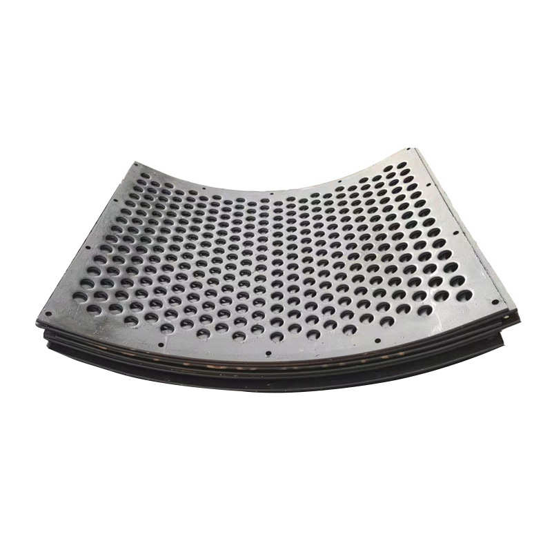 重型锰钢冲孔板煤场砂石场圆孔过滤震动矿筛网工业加厚金属穿孔板