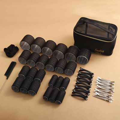 Self Grip Hair Roller Clips Set Hairroller Curling自粘魔发卷