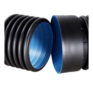 HDPE双壁波纹管DN300市政工程排污排雨水双壁SN8排水SN8级承压