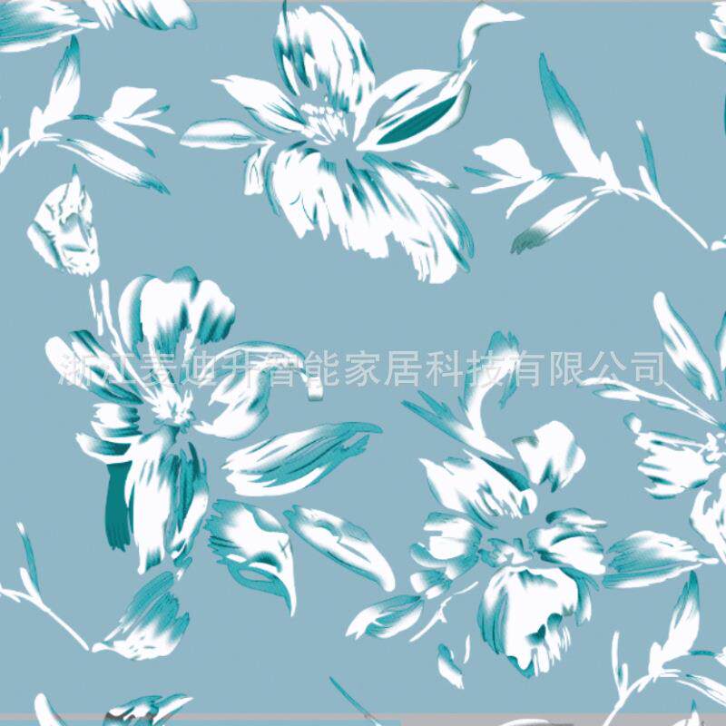 跨境亚马逊百合花无扶手贵妃沙发套简约印花弹力全包休闲沙发椅套