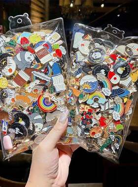 10-50Pcs Enamel Badges Pins Diversity Random Badges Personal