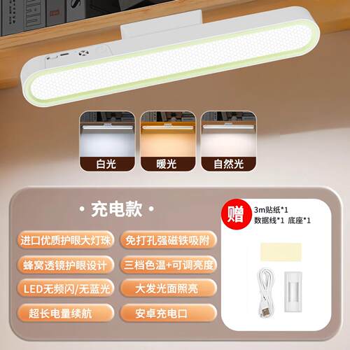 led床头灯跨境台灯学习写字灯)