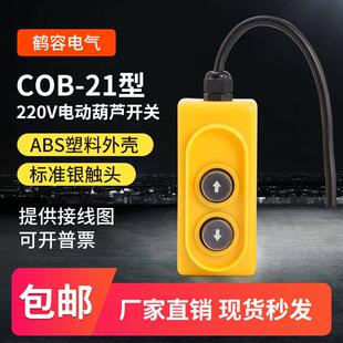 微型电动吊车开 关升降机小吊机开 关220V家用上下按钮开 关遥控