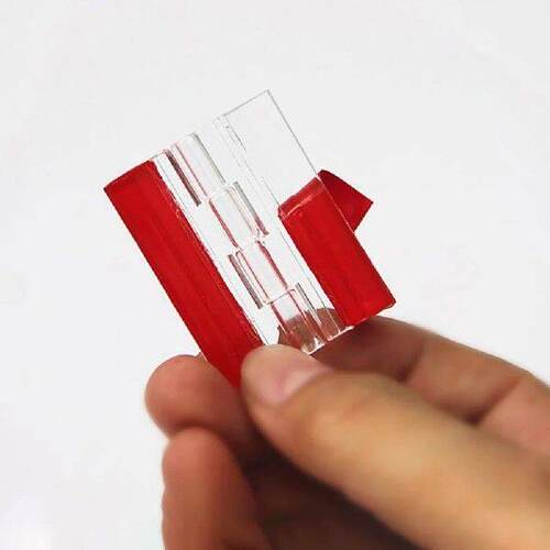 5 Pcs Self-adhesive Hinge Plastic Hinges Glass Door Clear